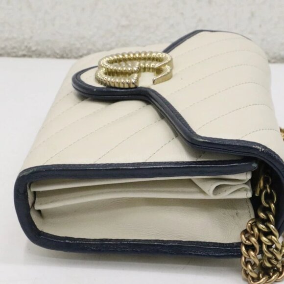 Gucci GG Marmont Torchon Wallet On Chain - Picture 7 of 14